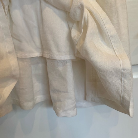 Anthropologie Somerset mini White Dress size medium- hem slightly longer - Picture 11 of 15